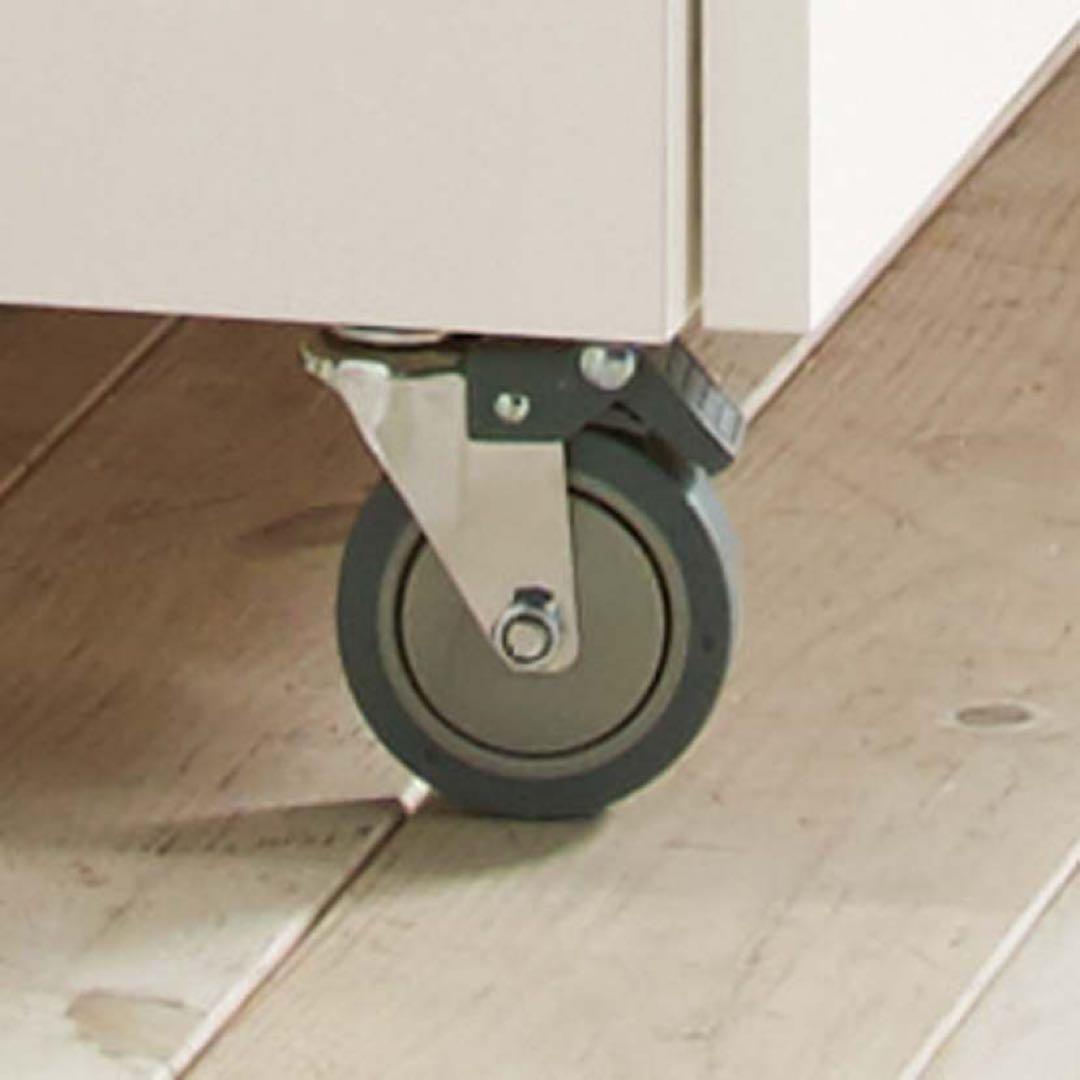 dinos移動式間仕切りミラークローゼット白