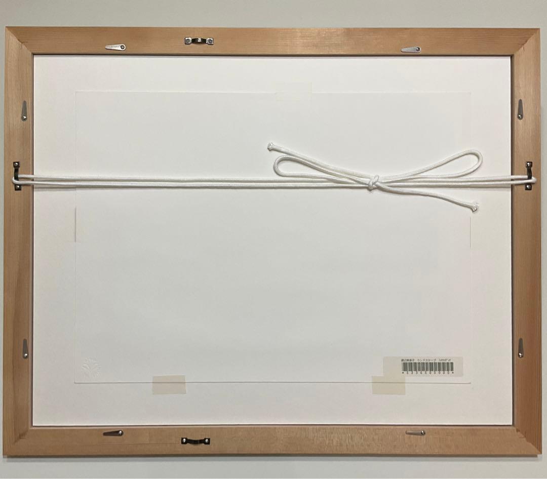 絵画・額縁・版画・渡辺 美香子・新品未使用・可愛い・美術品・インテリア・雑貨