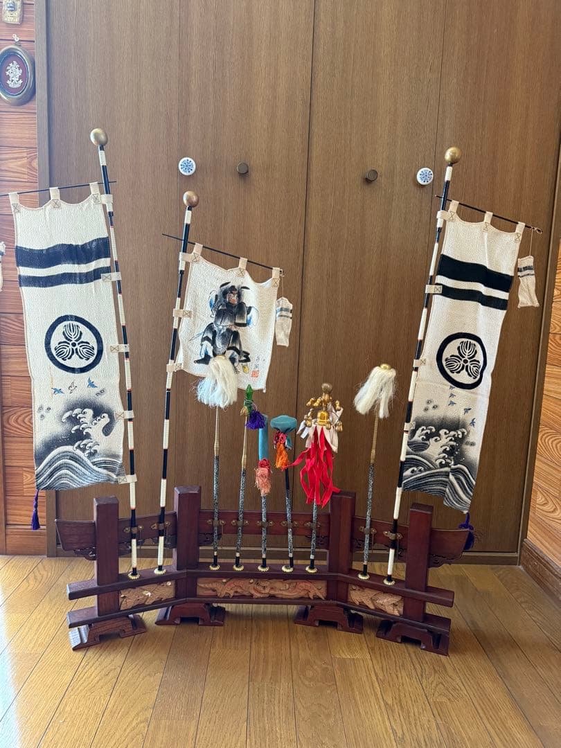 専用　御座敷幟枠五月人形