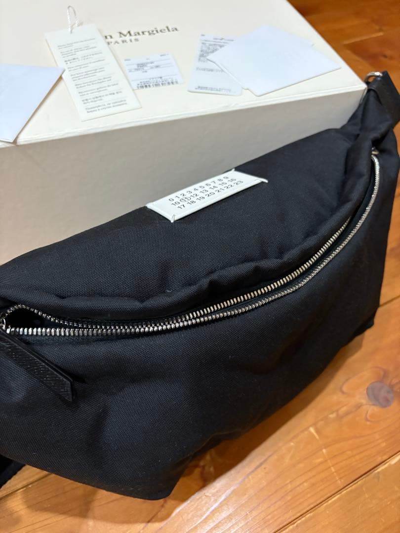 中古Maison Margiela グラムスラム スポーツベルトバッグ ブラック