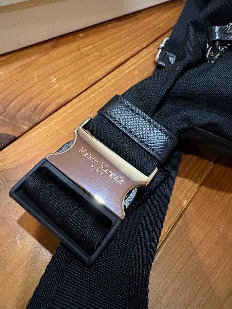 中古Maison Margiela グラムスラム スポーツベルトバッグ ブラック