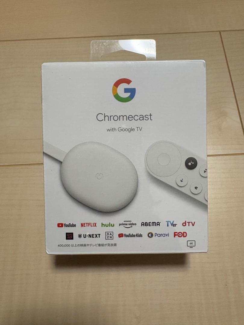 Chromecast with Google TV（4Kモデル）