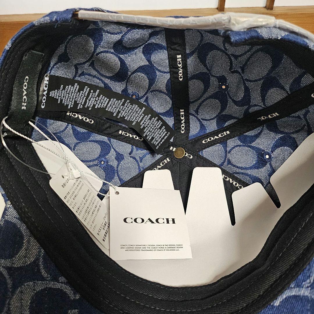 COACH OUTLET シグネチャー デニム ベースボール ハット