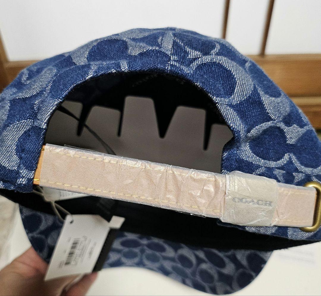 COACH OUTLET シグネチャー デニム ベースボール ハット