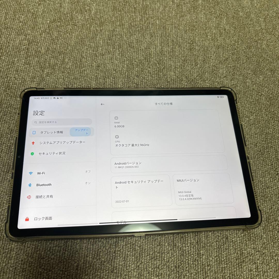 Androidタブレット本体 Xiaomi pad 5