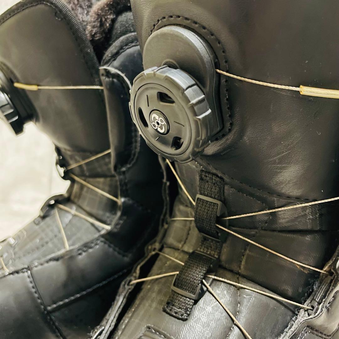 HEAD ヘッド ボア BOA 23.5cm スノーボードブーツ ダイヤル式 黒