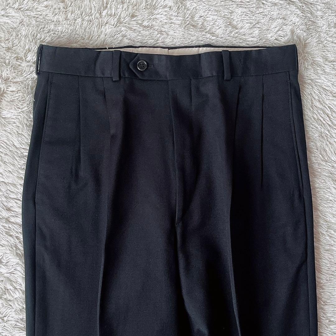 ポールスミス ダブルジャケット スーツセットアップ ダークネイビー ウール