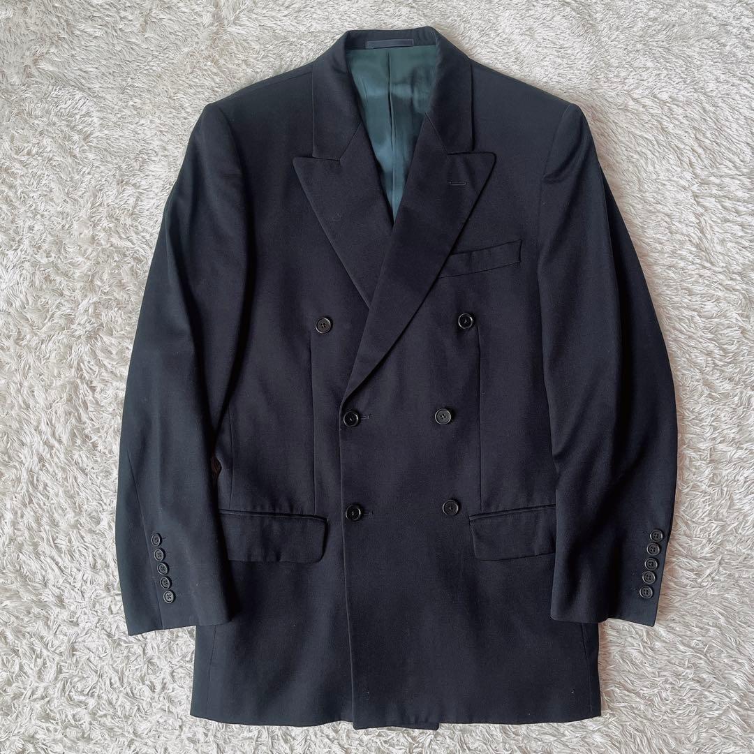 ポールスミス ダブルジャケット スーツセットアップ ダークネイビー ウール