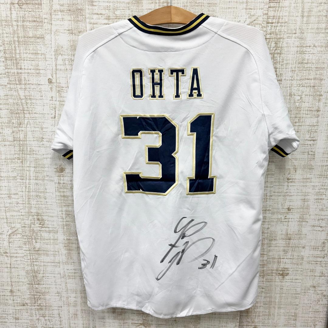 JQ61《太田椋選手》オリックスバファローズ　 半袖ユニフォーム　サイン入り31