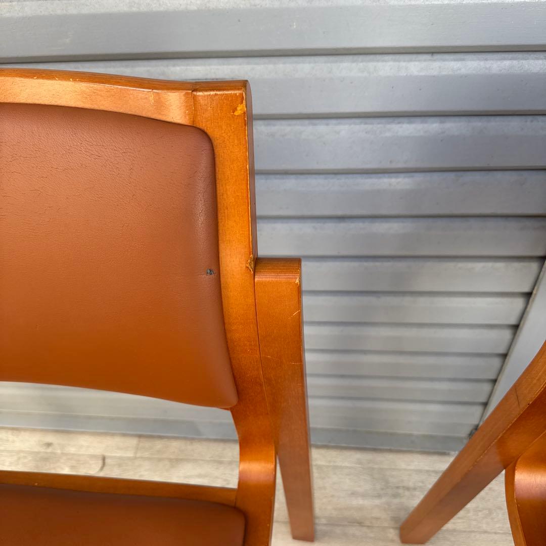 arflex アルフレックス NU ダイニングチェア　2脚セット　現状