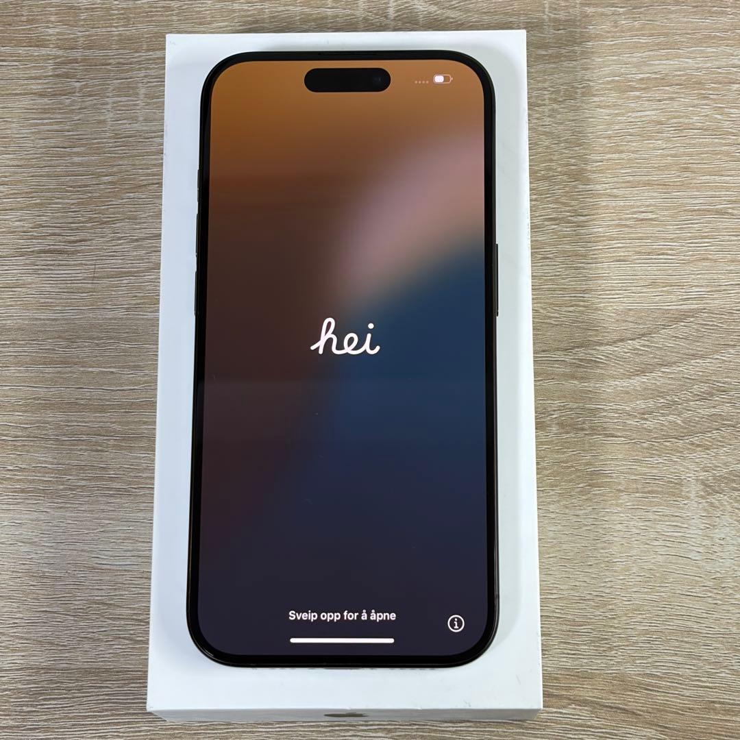 【値下げ中】iPhone15Pro 128GB ブラックチタニウム