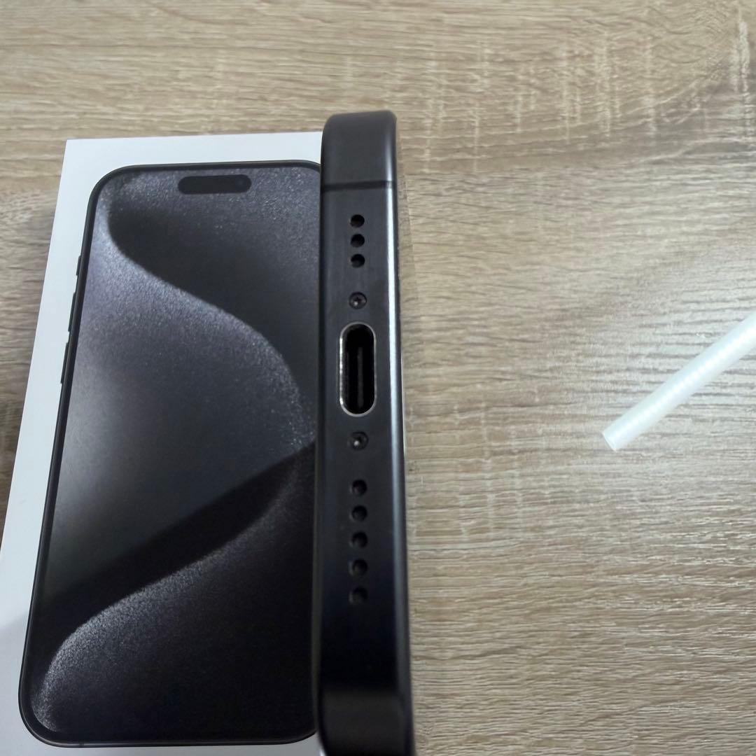 【値下げ中】iPhone15Pro 128GB ブラックチタニウム