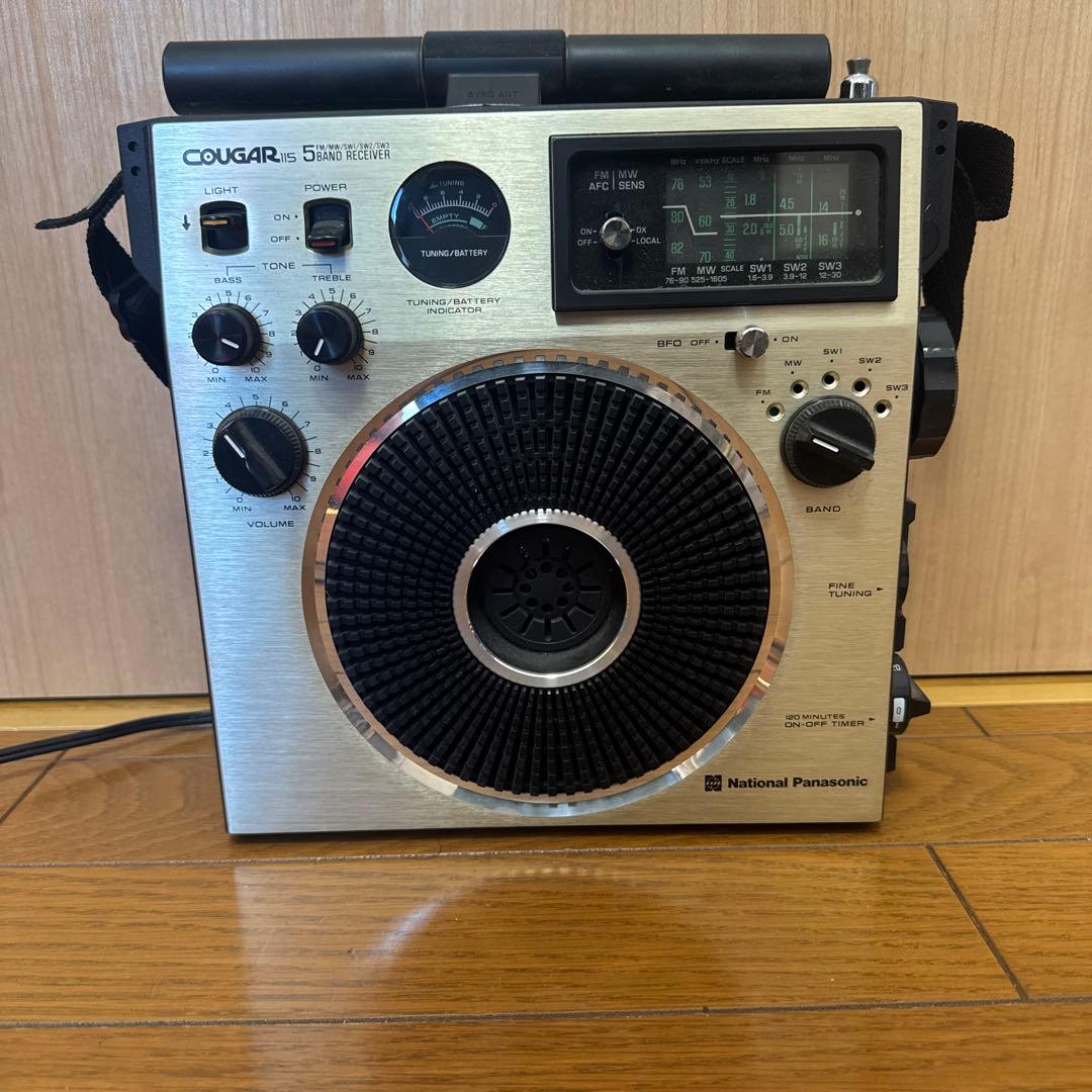 National Panasonic COUGAR115 5バンドラジオ