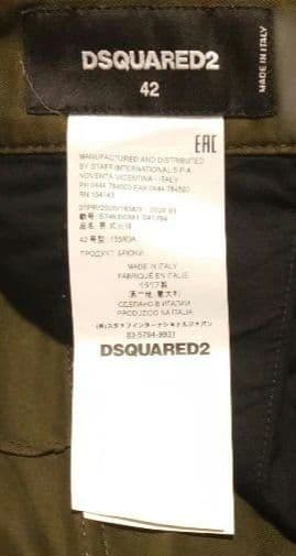 ディースクエアード　2020SS セクシーカーゴパンツ　サイズ42