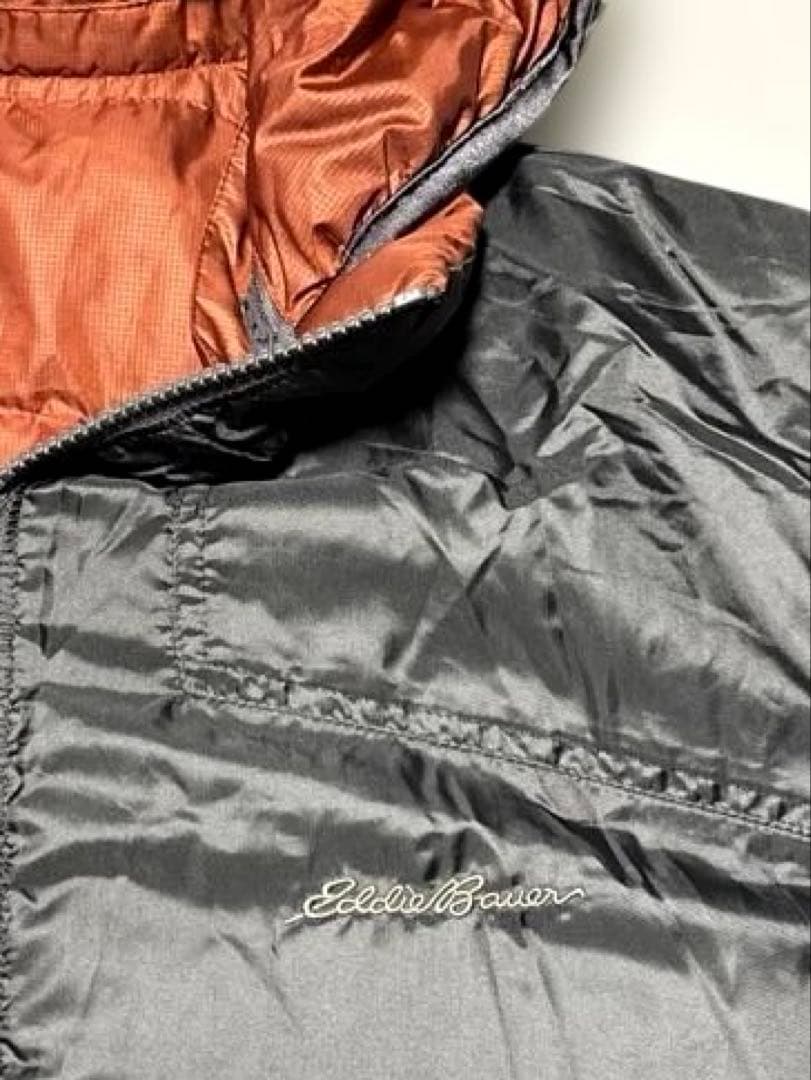Eddie Bauer(エディーバウアー)リバーシブルフーデットダウンジャケット