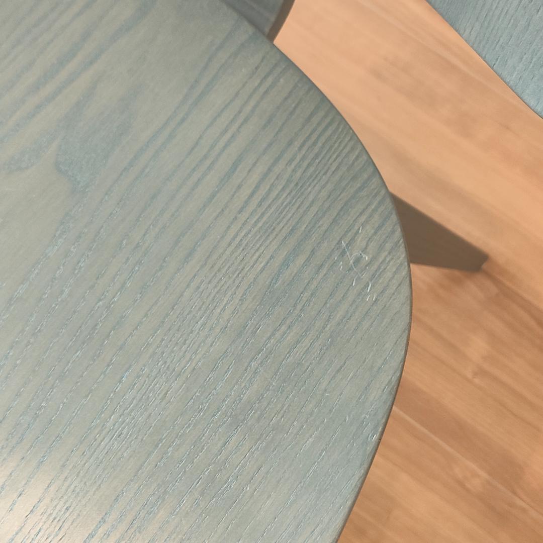 藤栄　カマーWチェア　2脚セット　ダイニングチェア　天然木