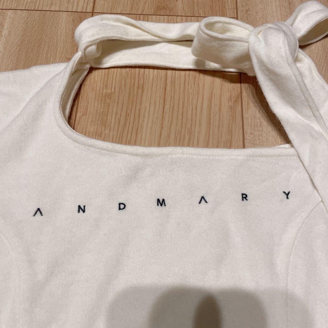 ANDMARY 正規品 Nana ribbon oneshoulder tops