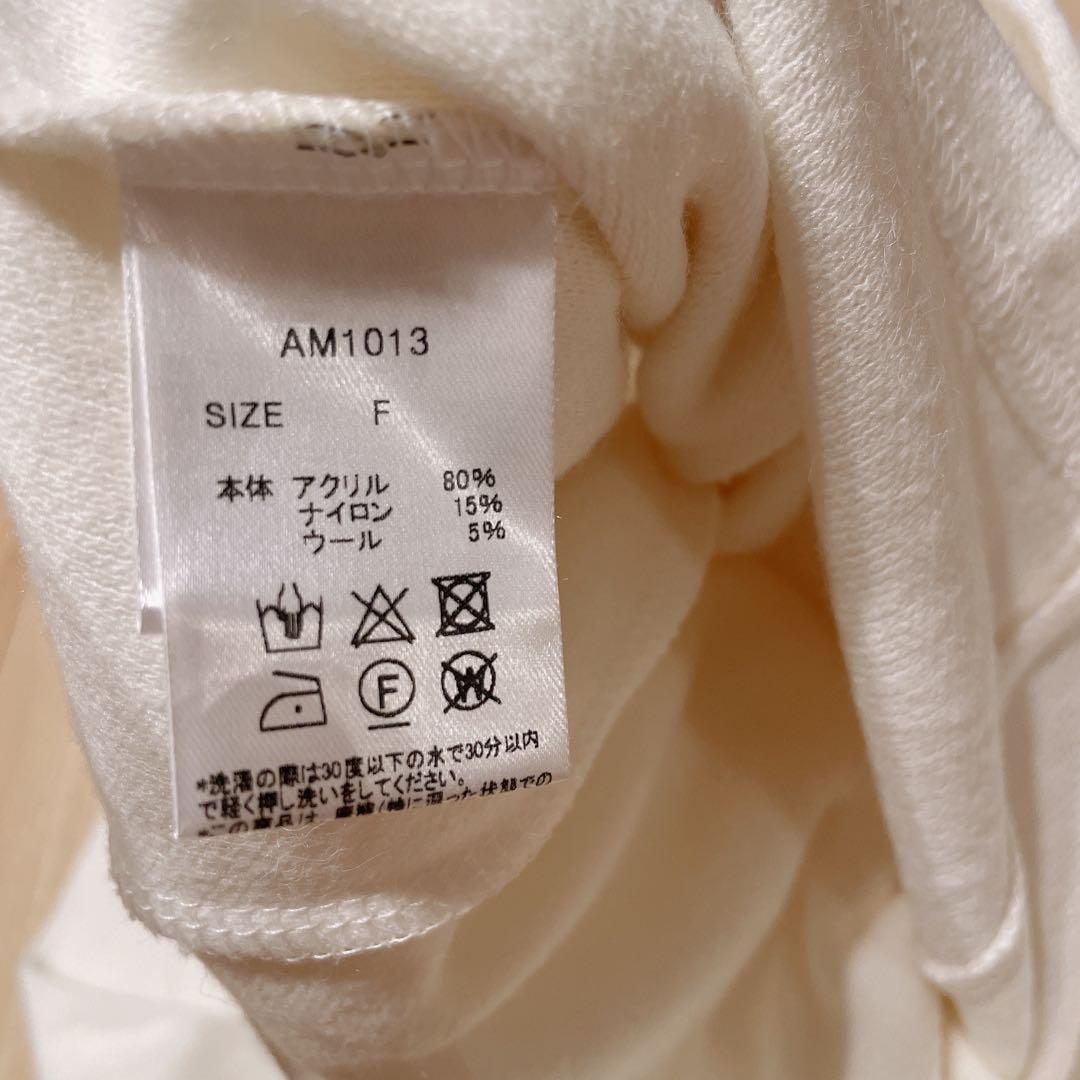 ANDMARY 正規品 Nana ribbon oneshoulder tops