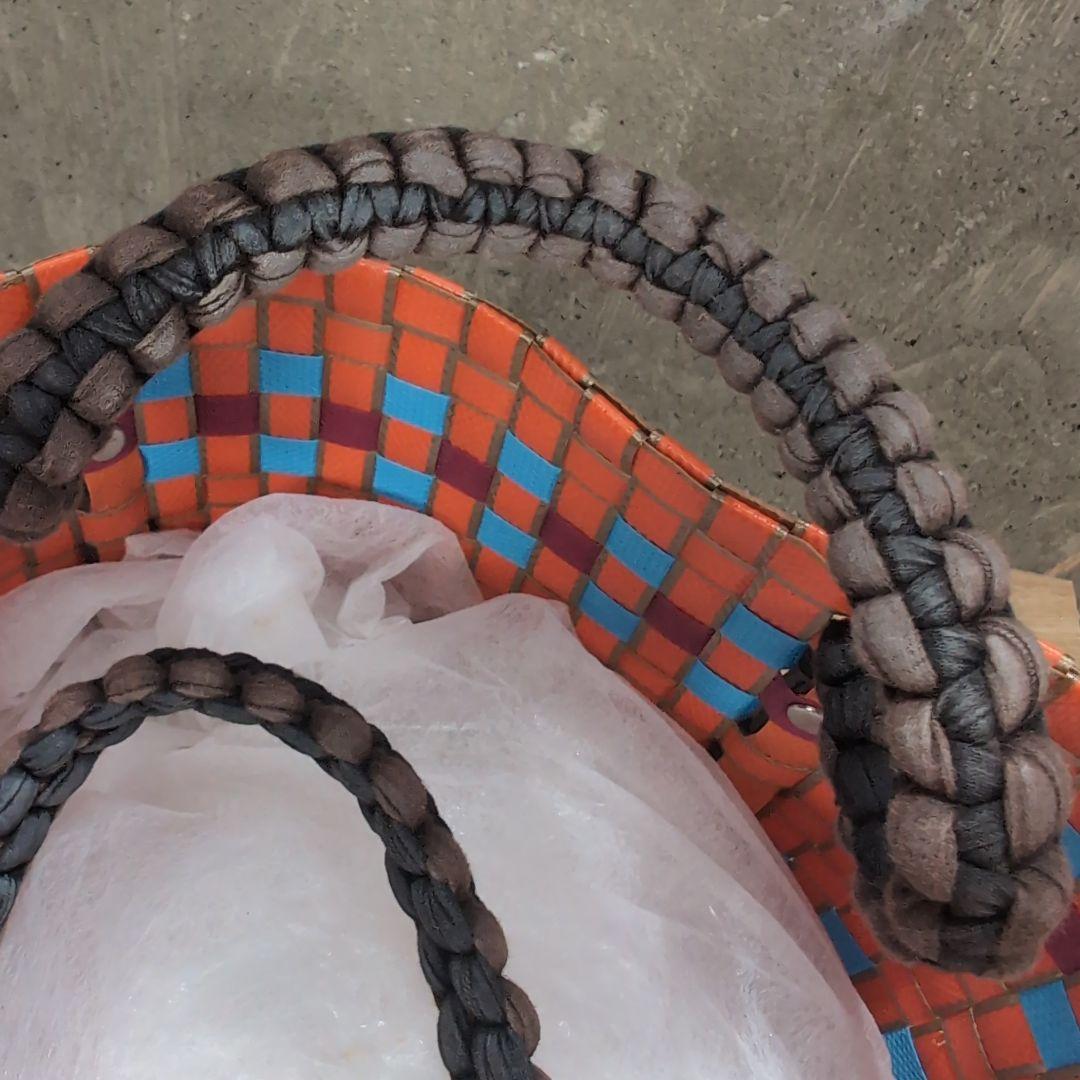 マルニマーケット　MARNI　ジャージーハンドルバケット/オレンジ