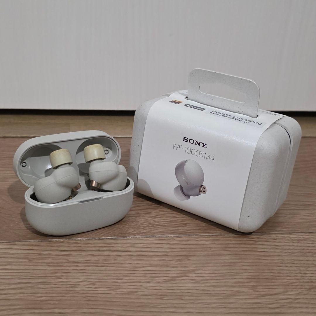 WF-1000XM4 ワイヤレスイヤホン プラチナシルバー バッテリー修理済