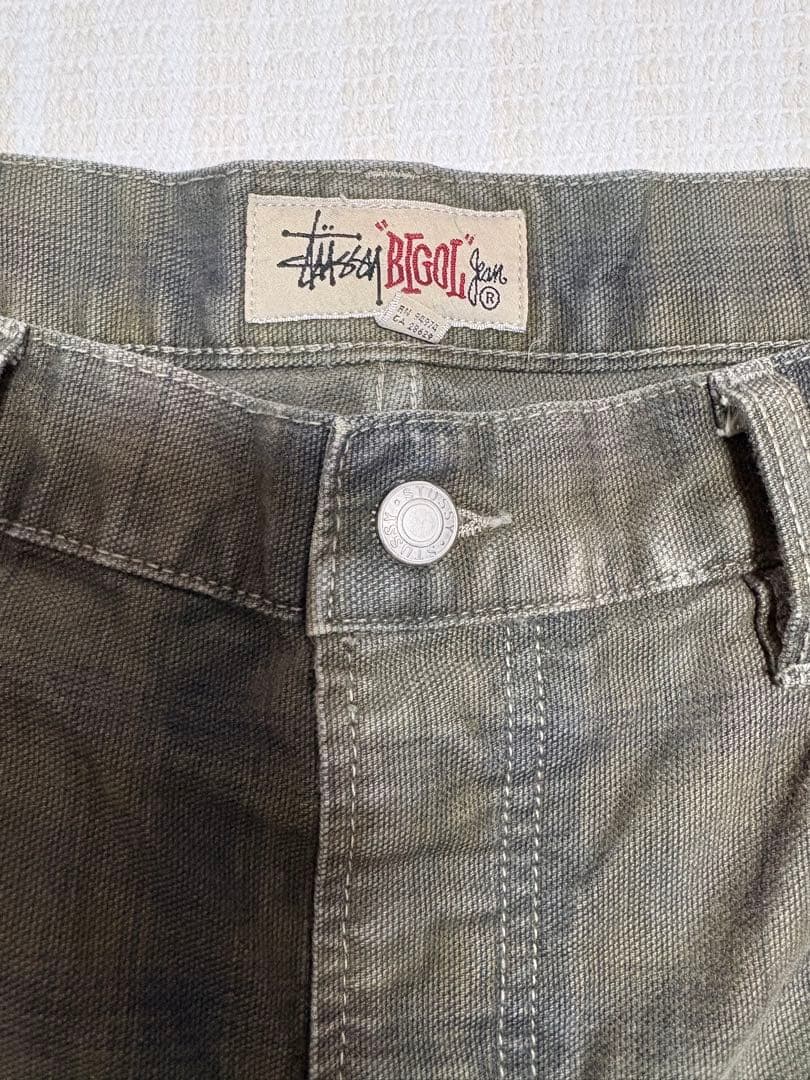 Stussy big ol jeans ハーフデニム