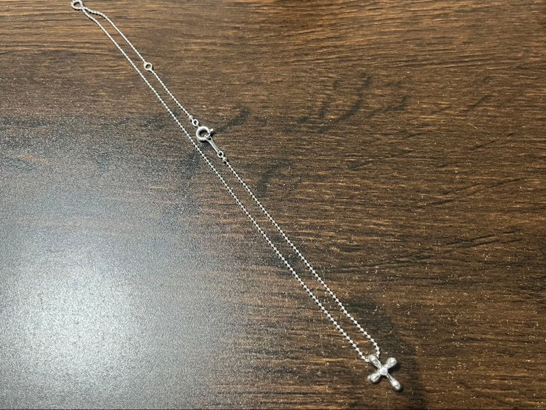 TASAKI タサキ ダイヤモンド クロス シルバー ネックレス ジュエリー