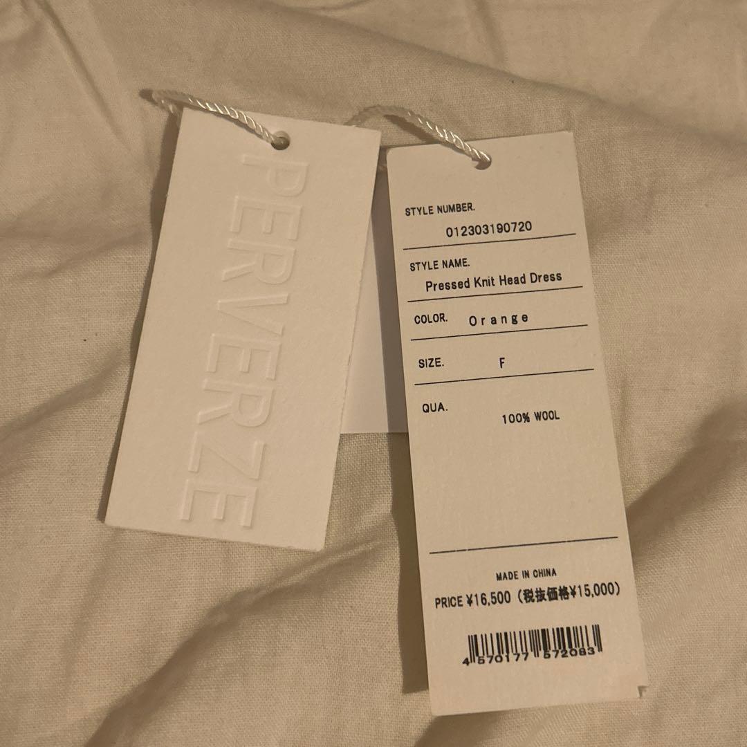 【PERVERZE】Pressed Knit Head Dress