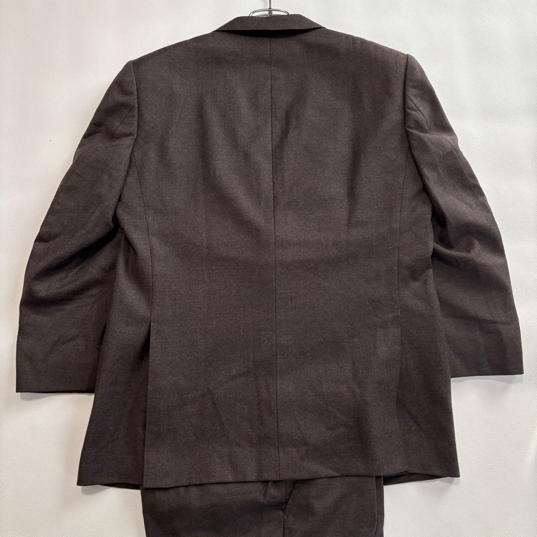 エルメネジルドゼニア ブラウン スーツ セットアップ Mサイズ 背抜き