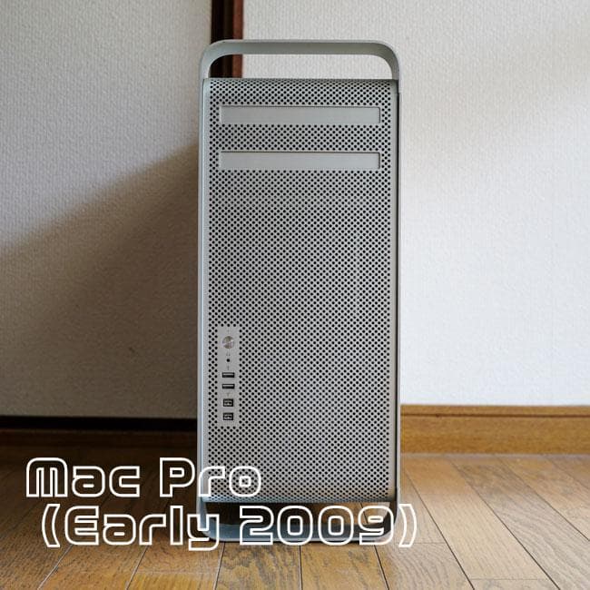 Mac Pro 2009 2.26GHz×2 / 5,1UP / HDD 4TB