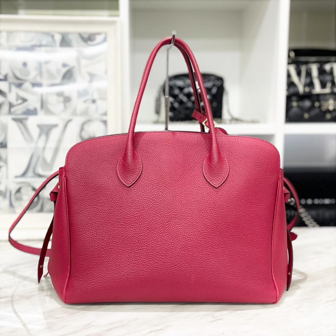 未使用に近い☆　ルイヴィトン　ミラMM　赤　2way　ハンドバッグ　2018年