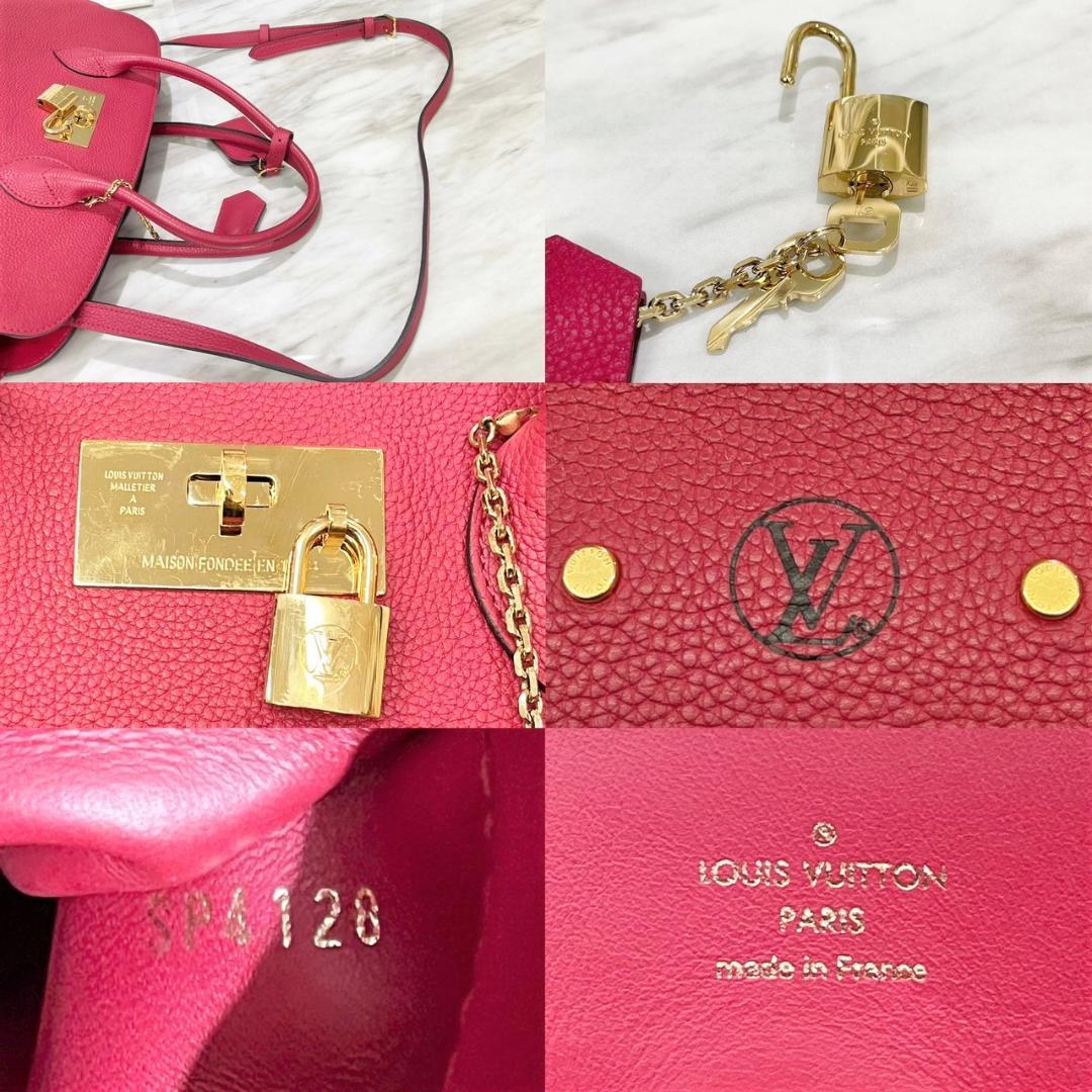 未使用に近い☆　ルイヴィトン　ミラMM　赤　2way　ハンドバッグ　2018年