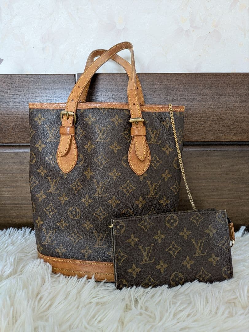 ヴィトン　プチバケット　モノグラム　バケツ　バッグ