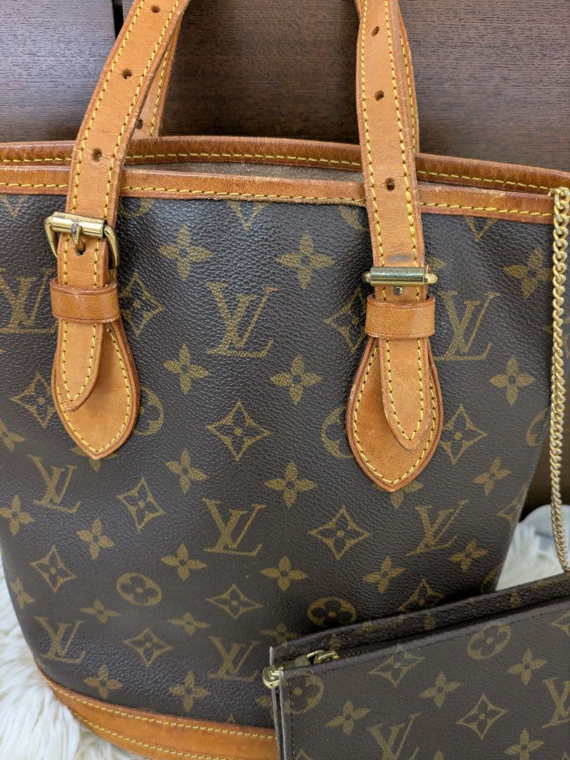 ヴィトン　プチバケット　モノグラム　バケツ　バッグ