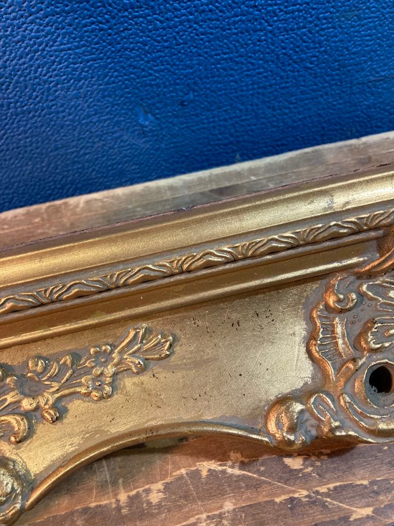 H 額縁　アンティーク調　ヴィンテージ　ゴールド　金色　アート　油絵