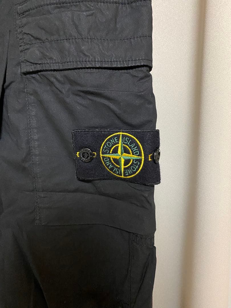 【美品】STONE  カーゴパンツ パンツ W29 ブラック