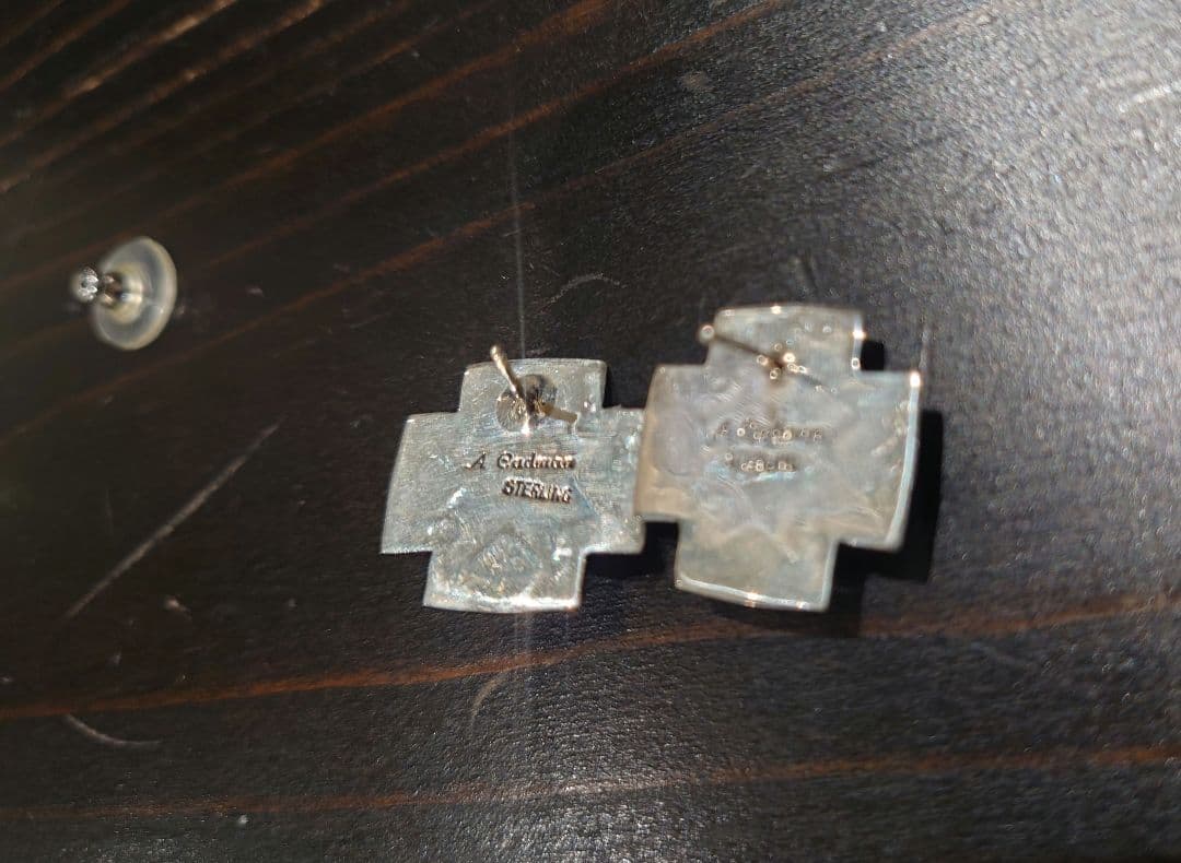 ショベル　ANDY CADMAN アンディキャドマン　ターコイズ　ピアス