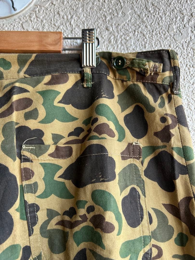 60s~ ダックハンターカモ ベイカーパンツ カモパンツ 古着