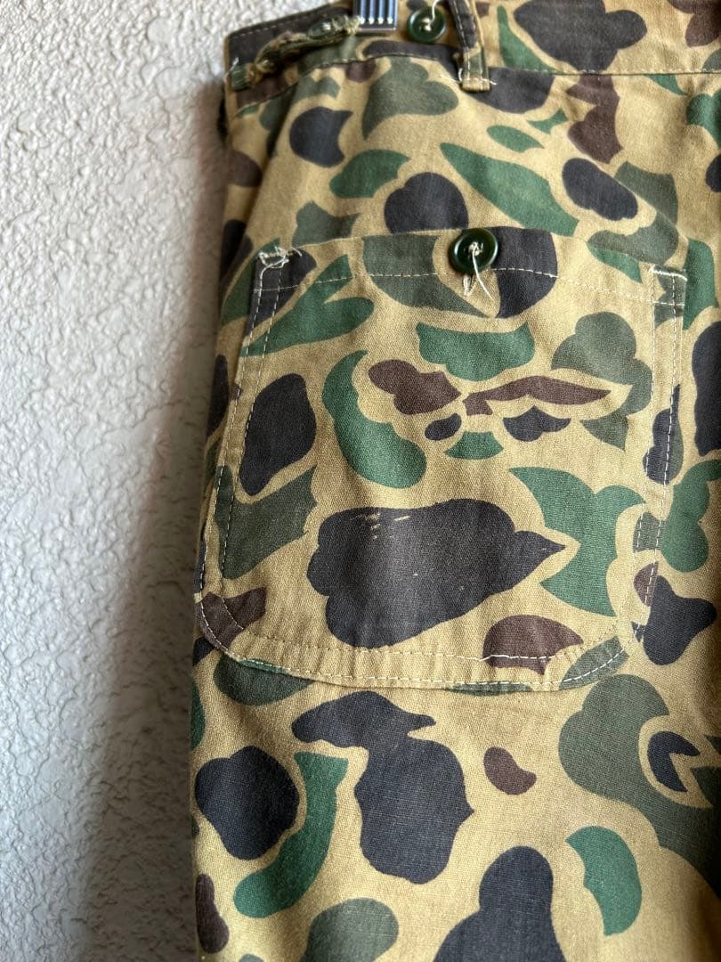 60s~ ダックハンターカモ ベイカーパンツ カモパンツ 古着