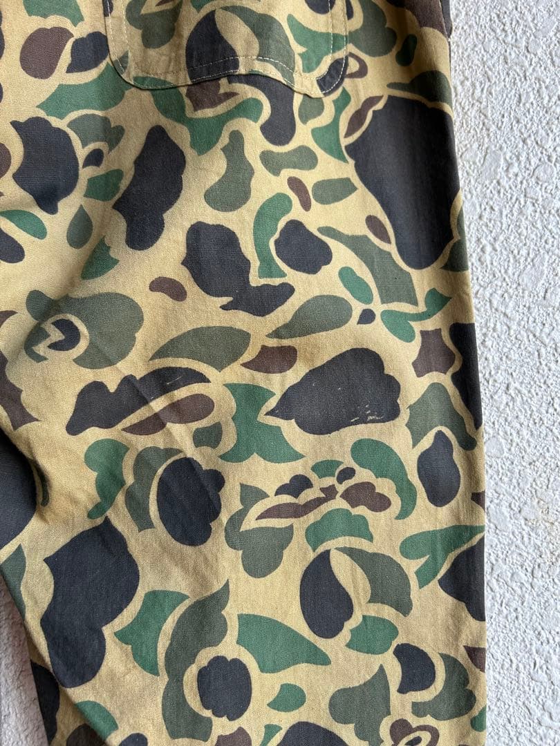 60s~ ダックハンターカモ ベイカーパンツ カモパンツ 古着