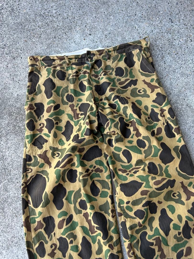 60s~ ダックハンターカモ ベイカーパンツ カモパンツ 古着