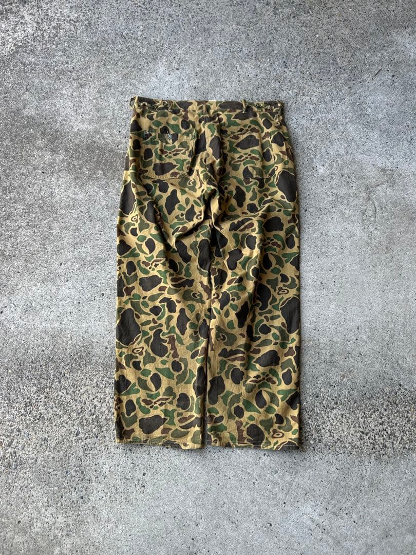 60s~ ダックハンターカモ ベイカーパンツ カモパンツ 古着