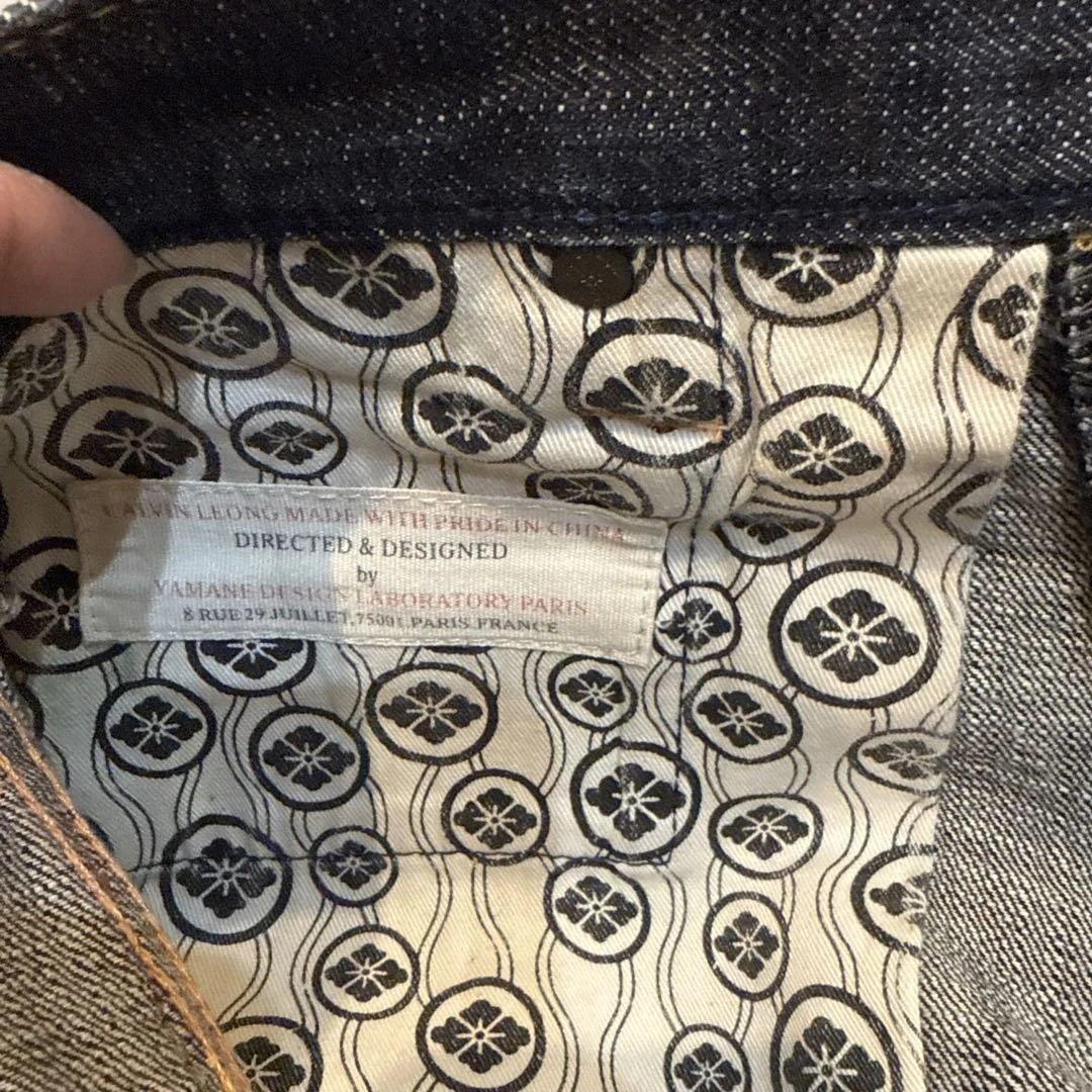 YAMANE EVISU デニムパンツ 32x34 ゴールドカモメ　ホワイト