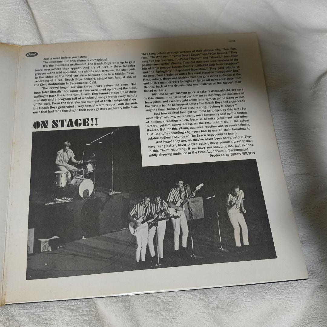 BEACH BOYS/CONCERT/青帯/赤版/CP-7176/STEREO
