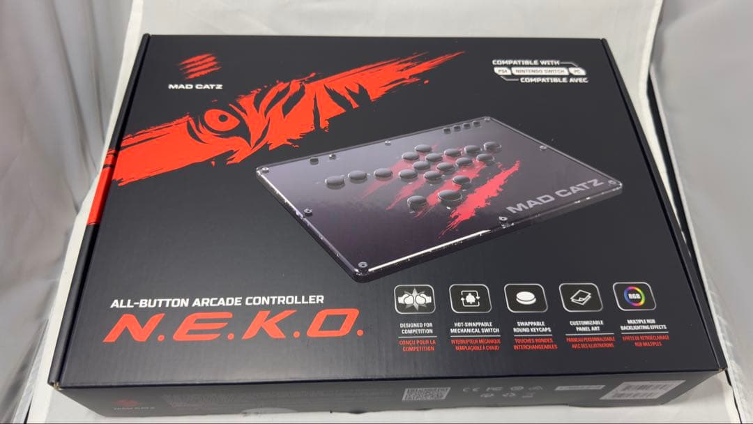 MAD CATZ N.E.K.O. レバーレスコントローラー NEKO スト6