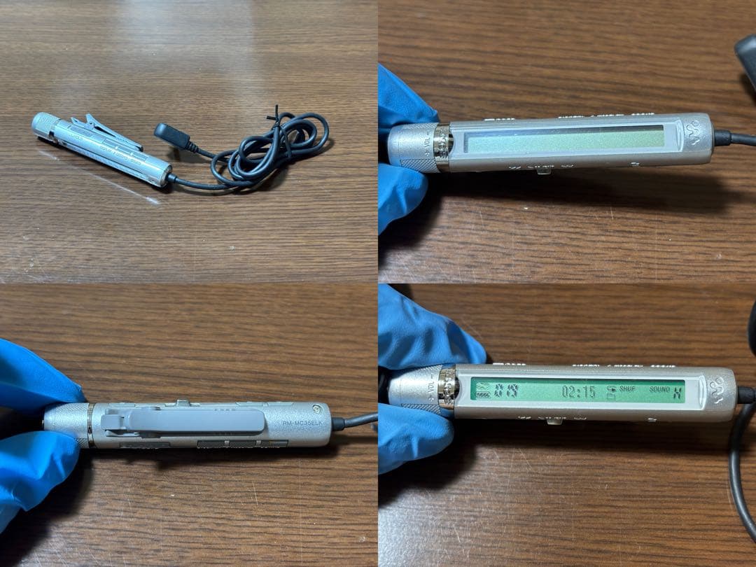 SONY MDウォークマン MZ-N920 動作確認済み 電池端子、リモコン難有