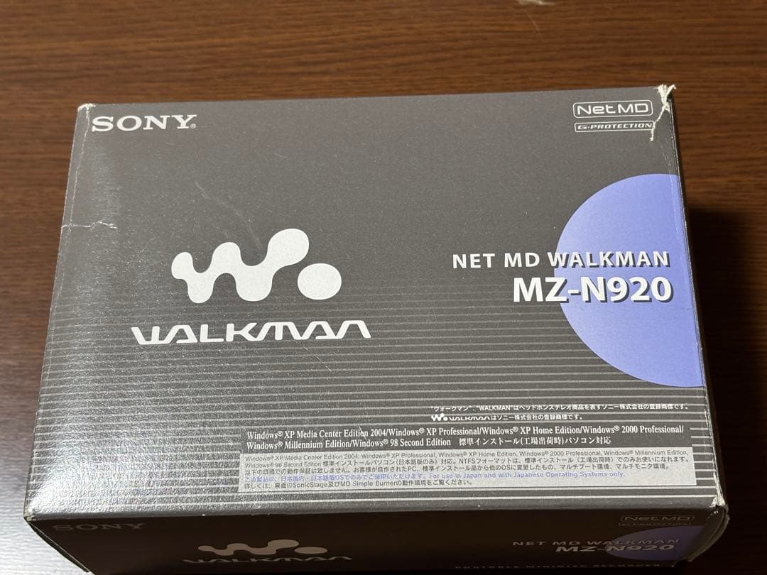 SONY MDウォークマン MZ-N920 動作確認済み 電池端子、リモコン難有