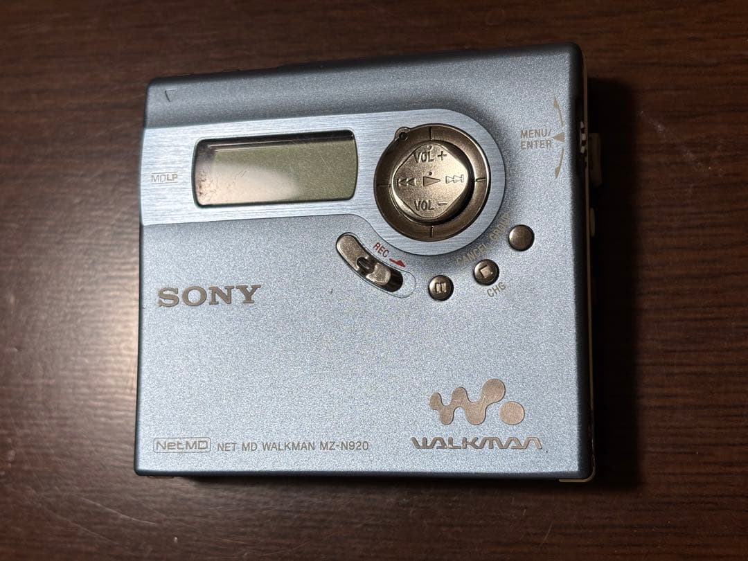 SONY MDウォークマン MZ-N920 動作確認済み 電池端子、リモコン難有