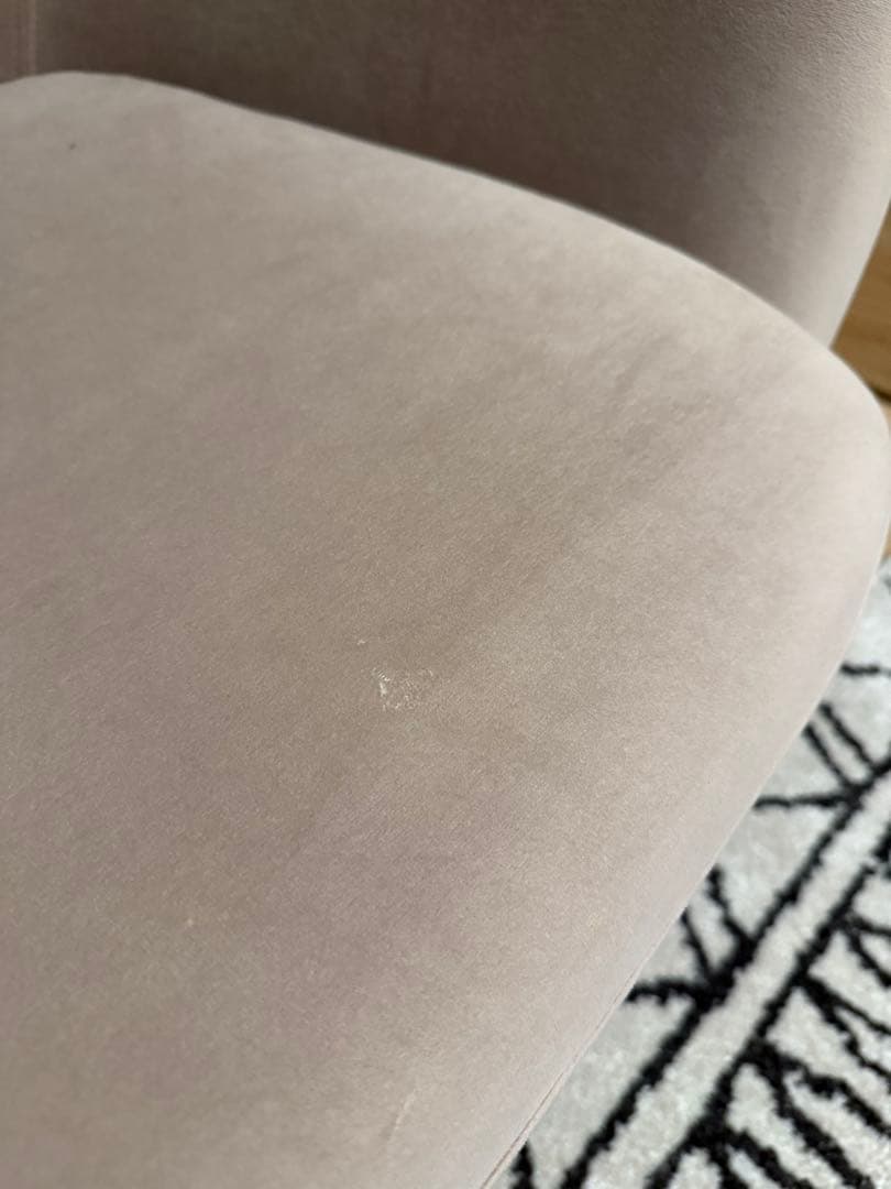 ⭐︎り⭐︎送料込francfranc購入ピンクベロア2人掛けソファ