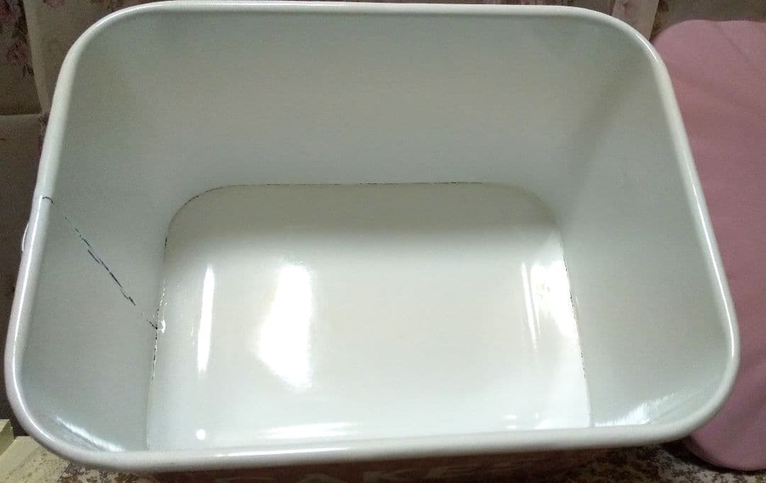 限定お値下げ☆ホーローケーキ缶 ピンク ザオールドファームハウス