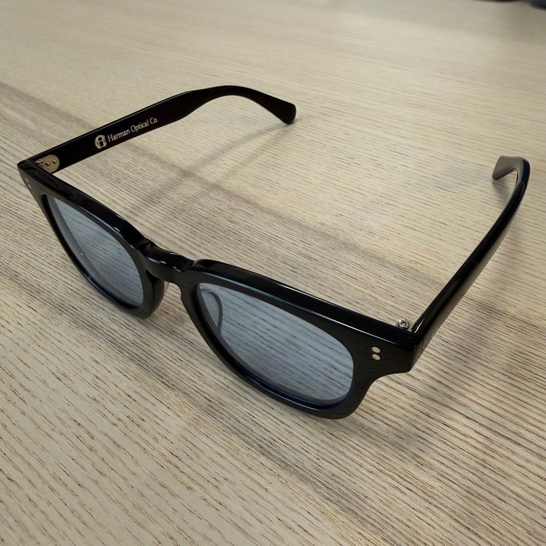 小物 Harman Optical Co. LEON BLACK / BLUE